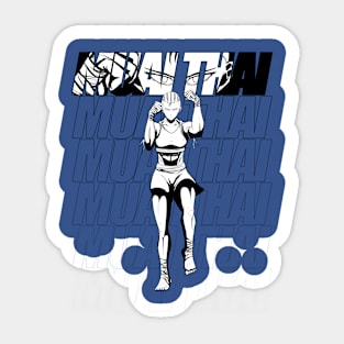 SSv1 Muai-Thai FeMale Graphic Sticker